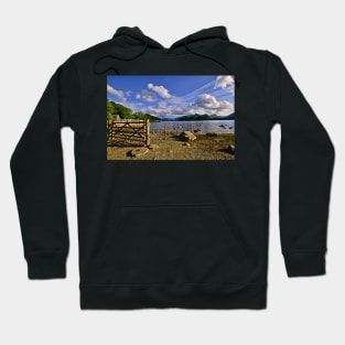 Derwentwater Shoreline at Keswick, Cumbria Hoodie